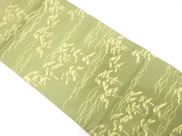 JAPANESE KIMONO / ANTIQUE FUKURO OBI / SILK / WOVEN PINE